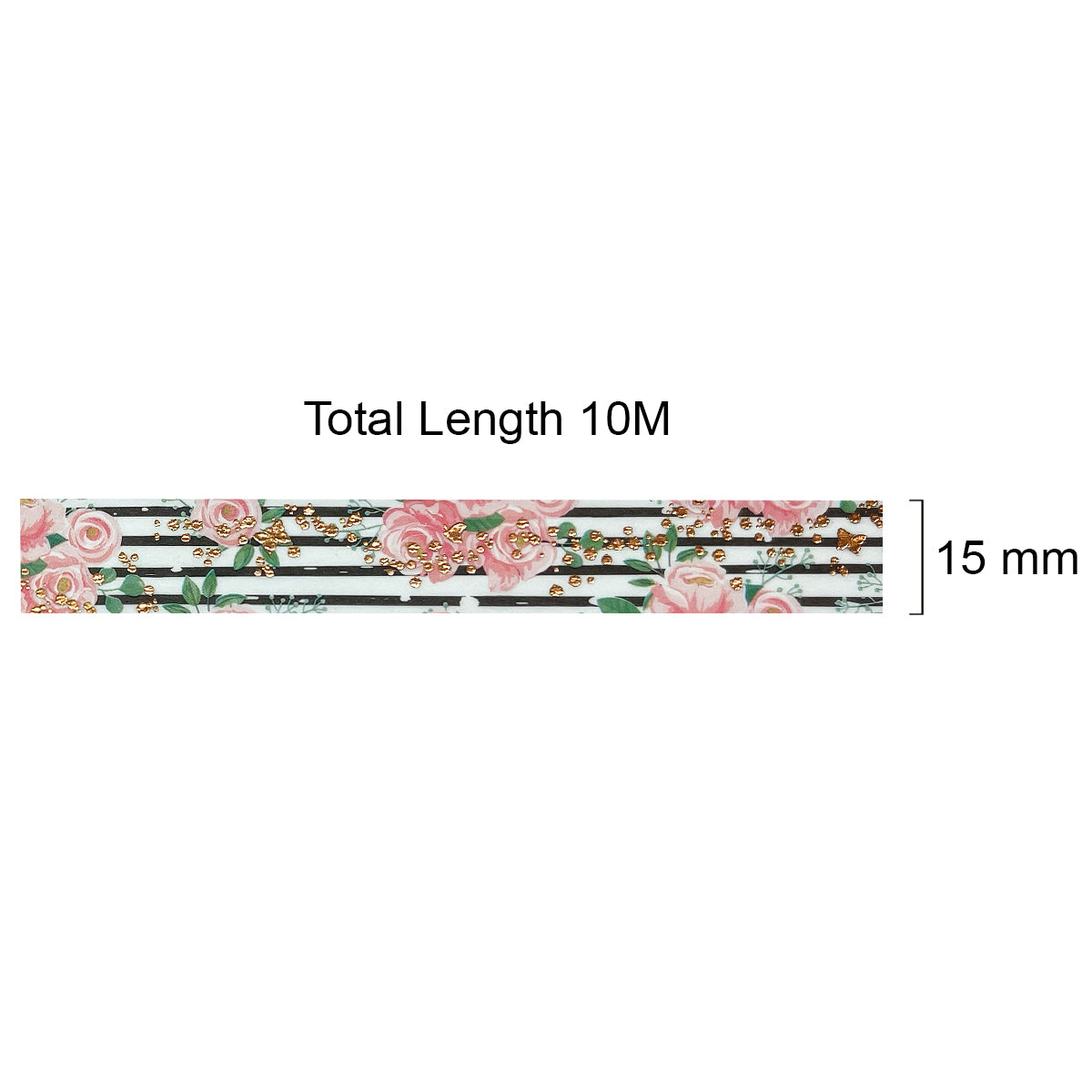 Wrapables Gold and Silver Foil Washi Masking Tape