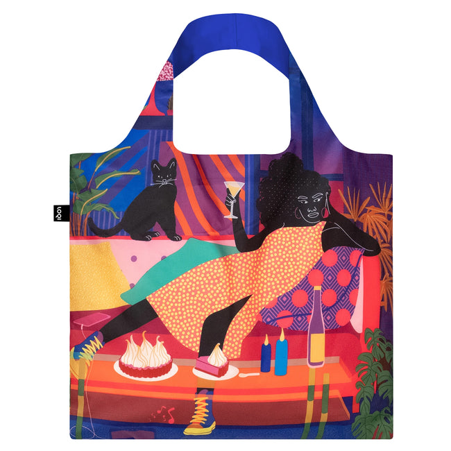 LOQI Artist Aurelia Durand Chill Evening Recycled Reusable Shopping Bag