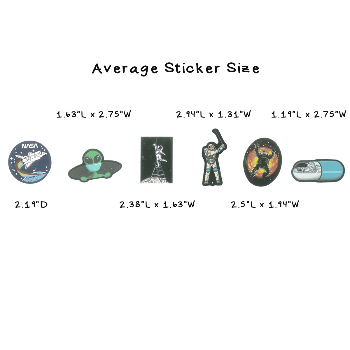 Wrapables Waterproof Vinyl Stickers for Water Bottles, Laptop, Phones, Skateboards, Decals for Teens