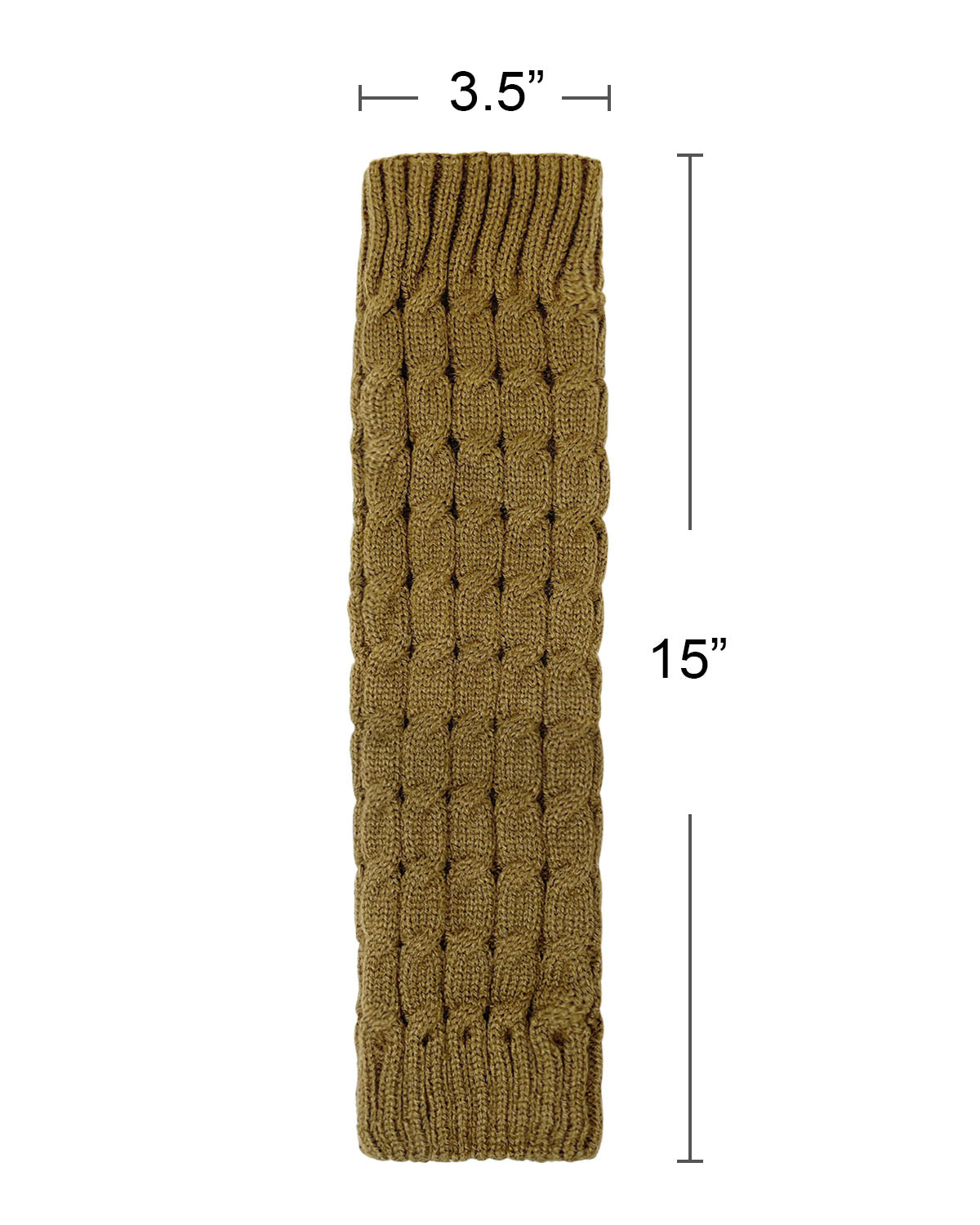Wrapables Women's Cable Knit Leg Warmers