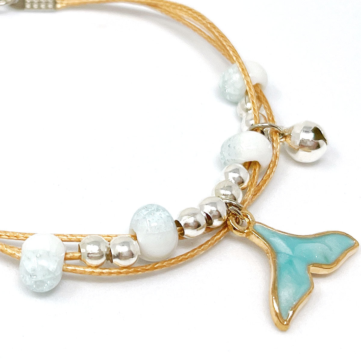 Wrapables Friendship Beaded Enamel Charm Bracelet