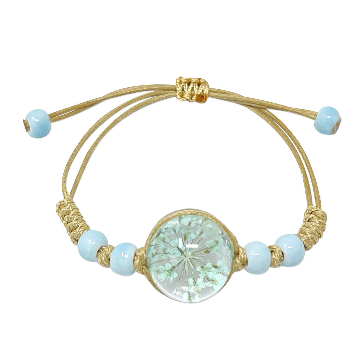 Wrapables Friendship Beaded Enamel Charm Bracelet