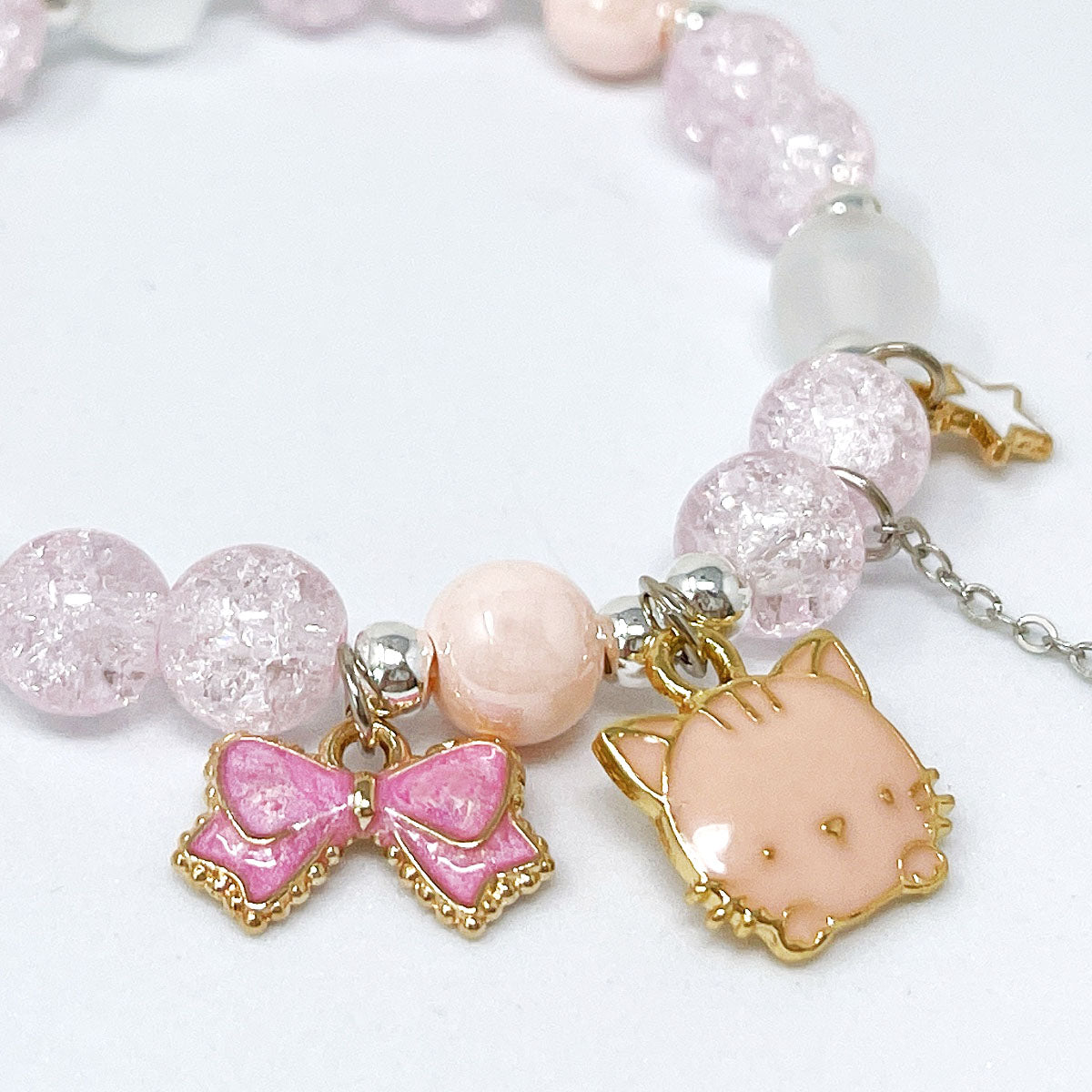 Wrapables Friendship Beaded Enamel Charm Bracelet