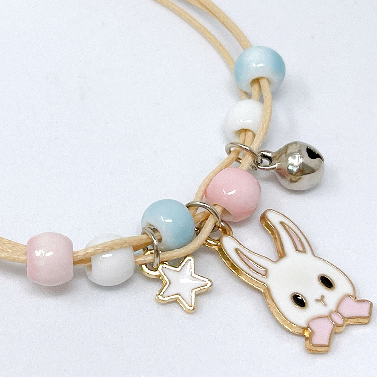 Wrapables Friendship Beaded Enamel Charm Bracelet
