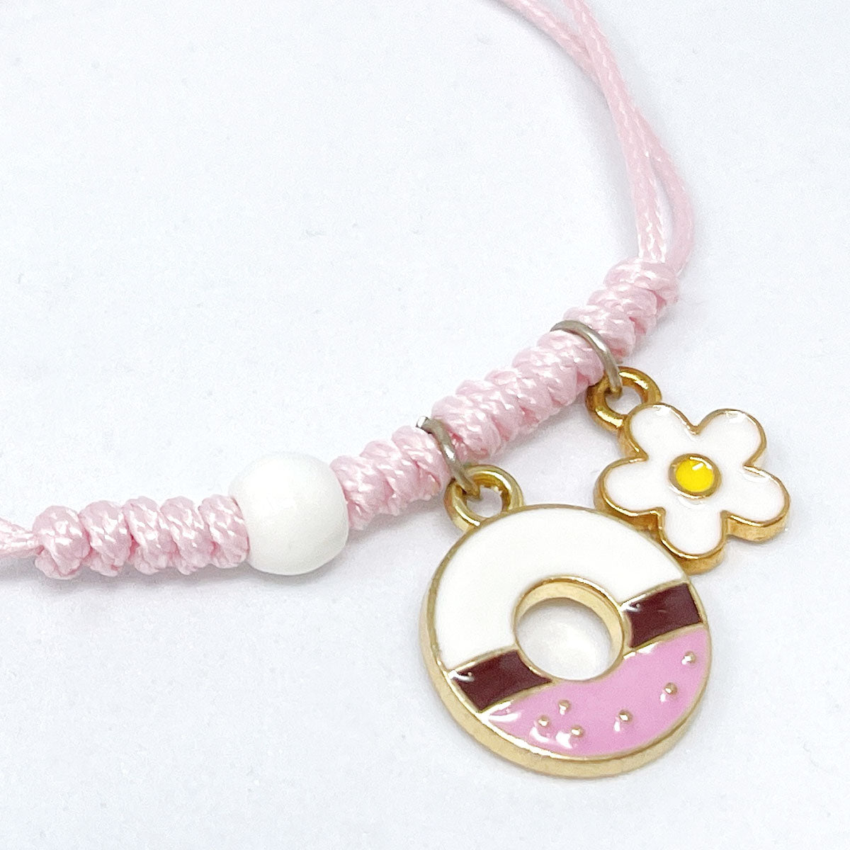Wrapables Friendship Beaded Enamel Charm Bracelet