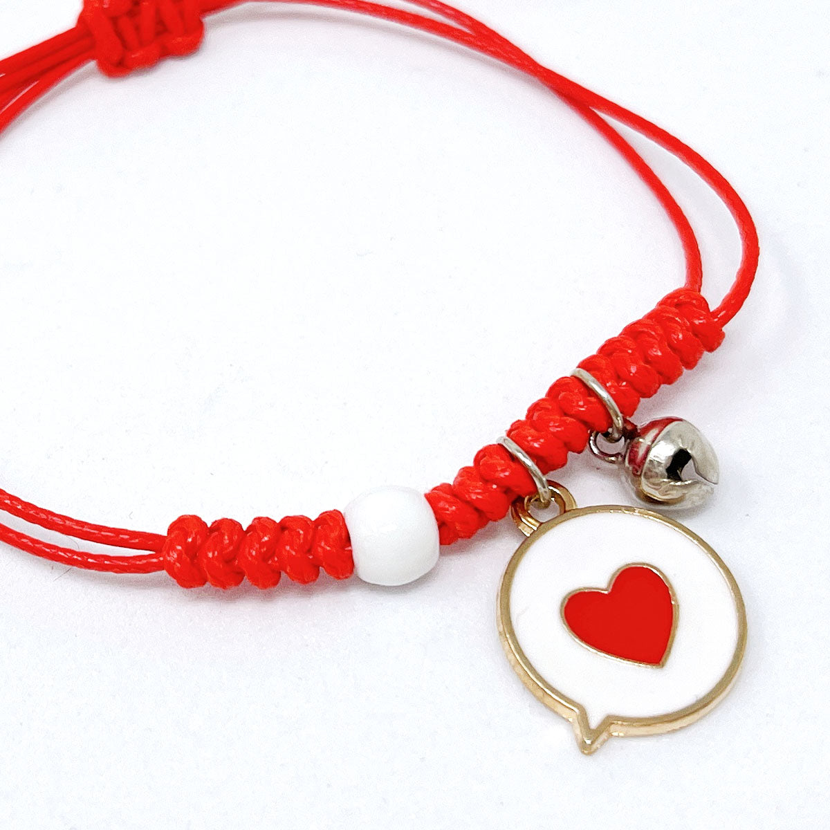 Wrapables Friendship Beaded Enamel Charm Bracelet