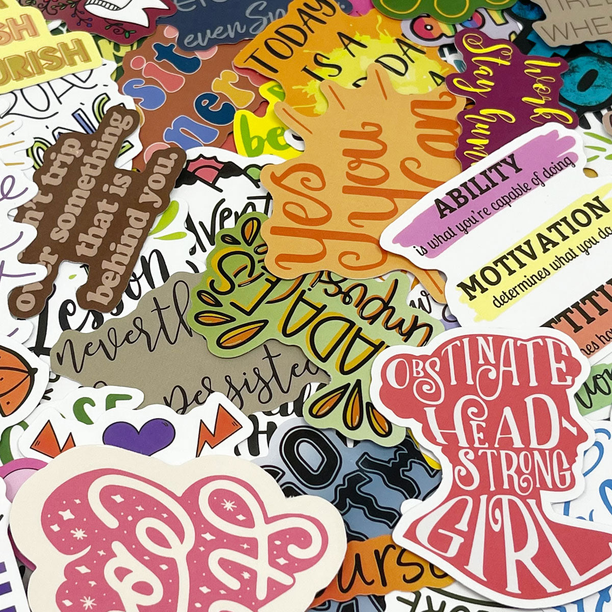 Wrapables Waterproof Vinyl Stickers for Water Bottles, Laptop, Phones, Skateboards, Decals for Teens