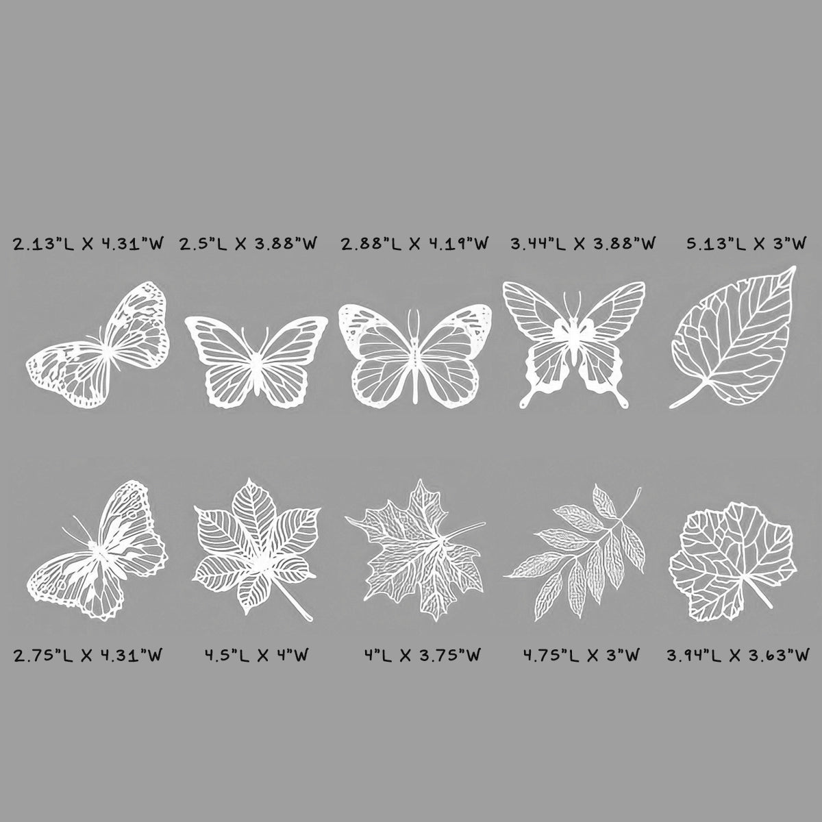 Wrapables Hollow Lace Paper for Arts & Crafts, Scrapbooking, Stationery, Photo Albums (Set of 2)