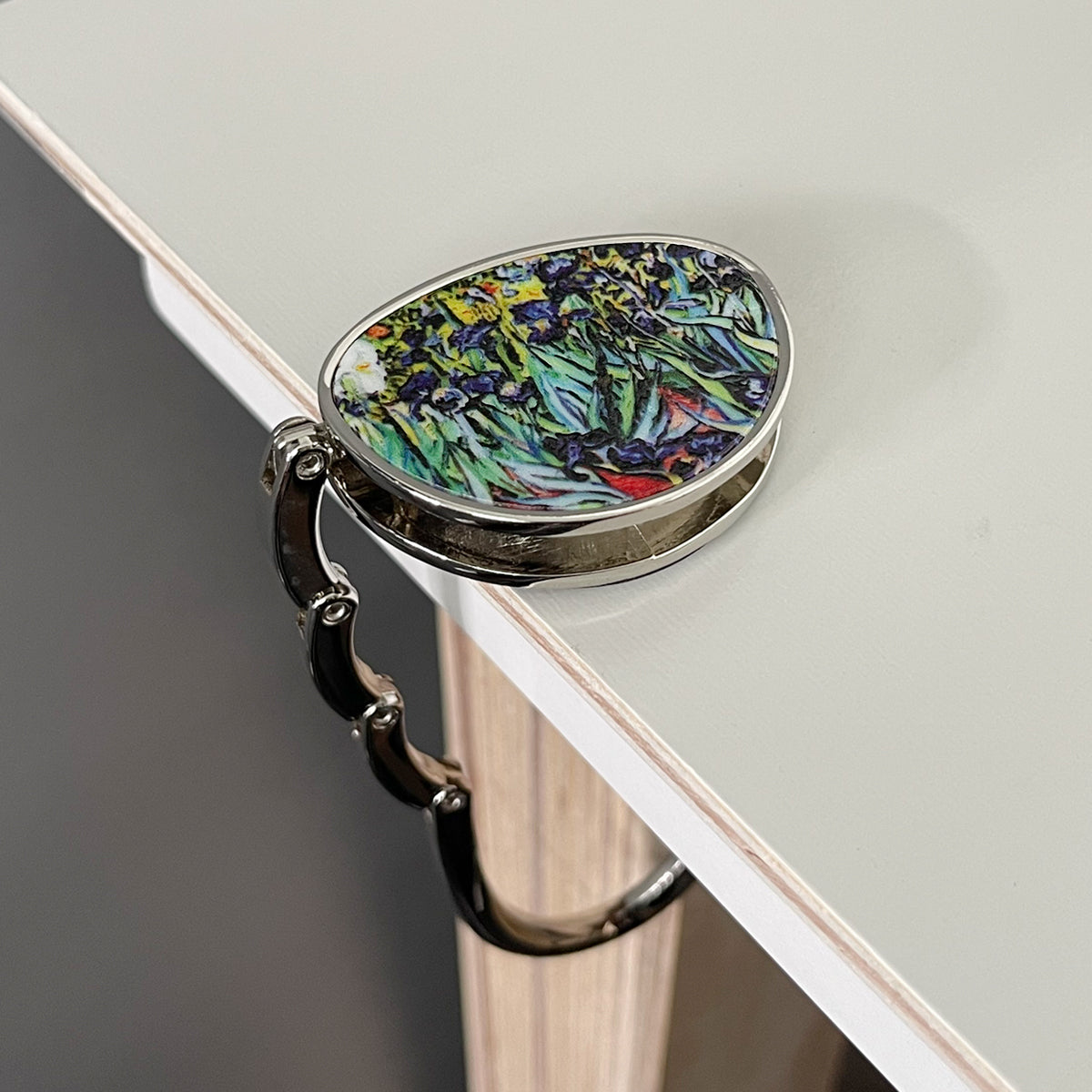 Wrapables Stylish Purse Hook Hanger, Foldable Handbag Table Hanger