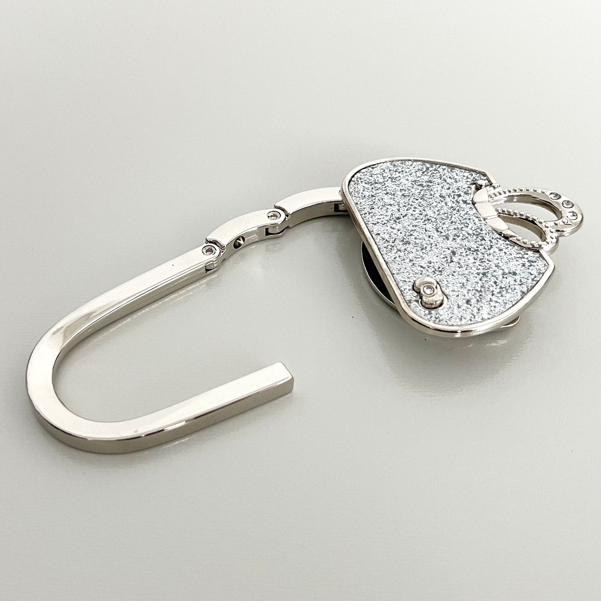 Wrapables Stylish Purse Hook Hanger, Foldable Handbag Table Hanger