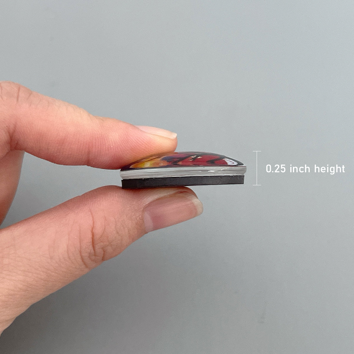 Wrapables Crystal Glass Magnets, Refrigerator Magnets for Office Whiteboards, Cabinets, Lockers (Set of 12)