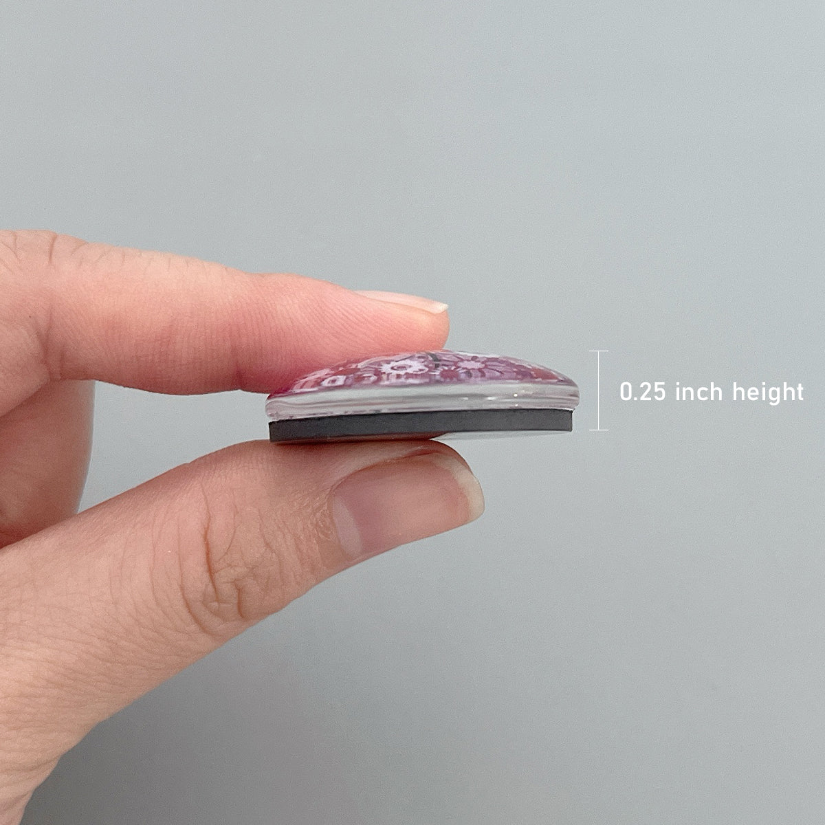 Wrapables Crystal Glass Magnets, Refrigerator Magnets for Office Whiteboards, Cabinets, Lockers (Set of 12)