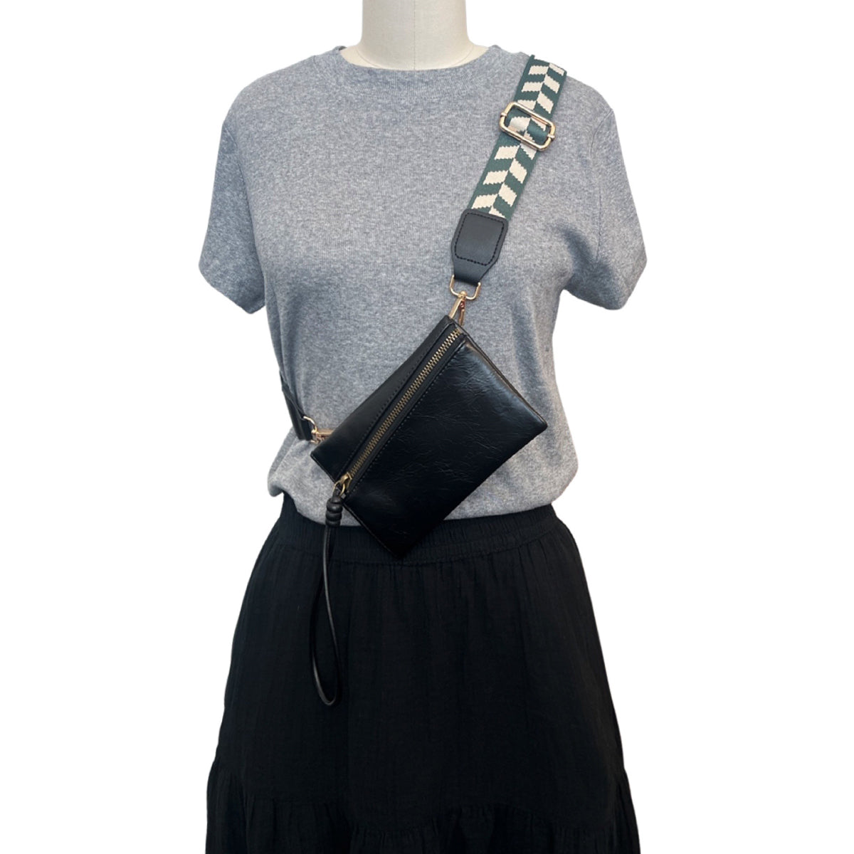 Wrapables Wide Adjustable Crossbody Handbag Strap, Women's Replacement Bag Strap for Purses