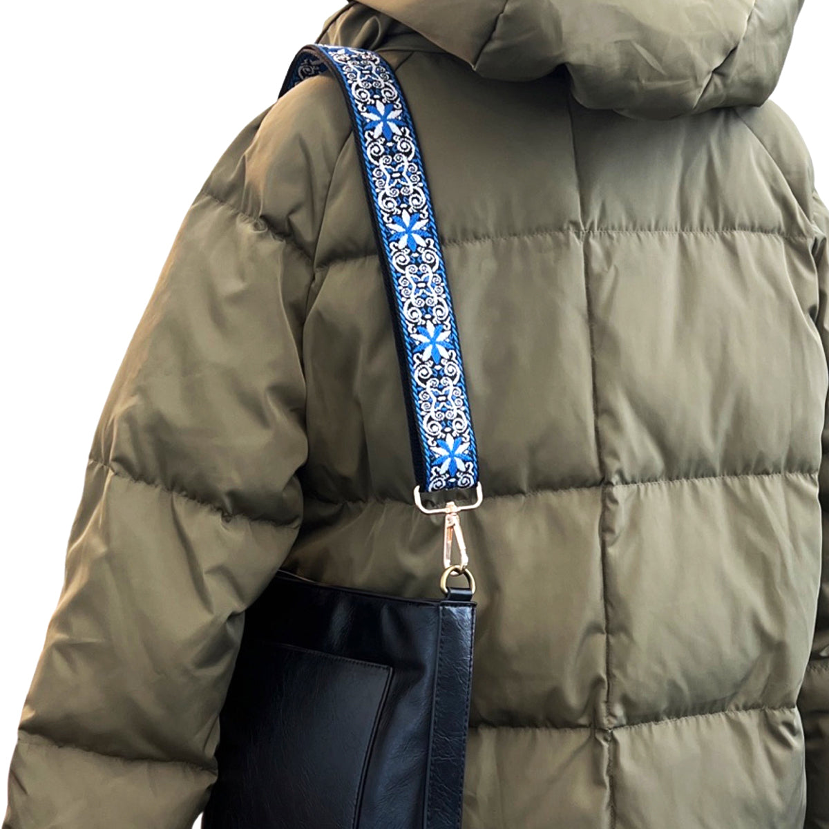 Wrapables Wide Adjustable Crossbody Handbag Strap, Women's Replacement Bag Strap for Purses
