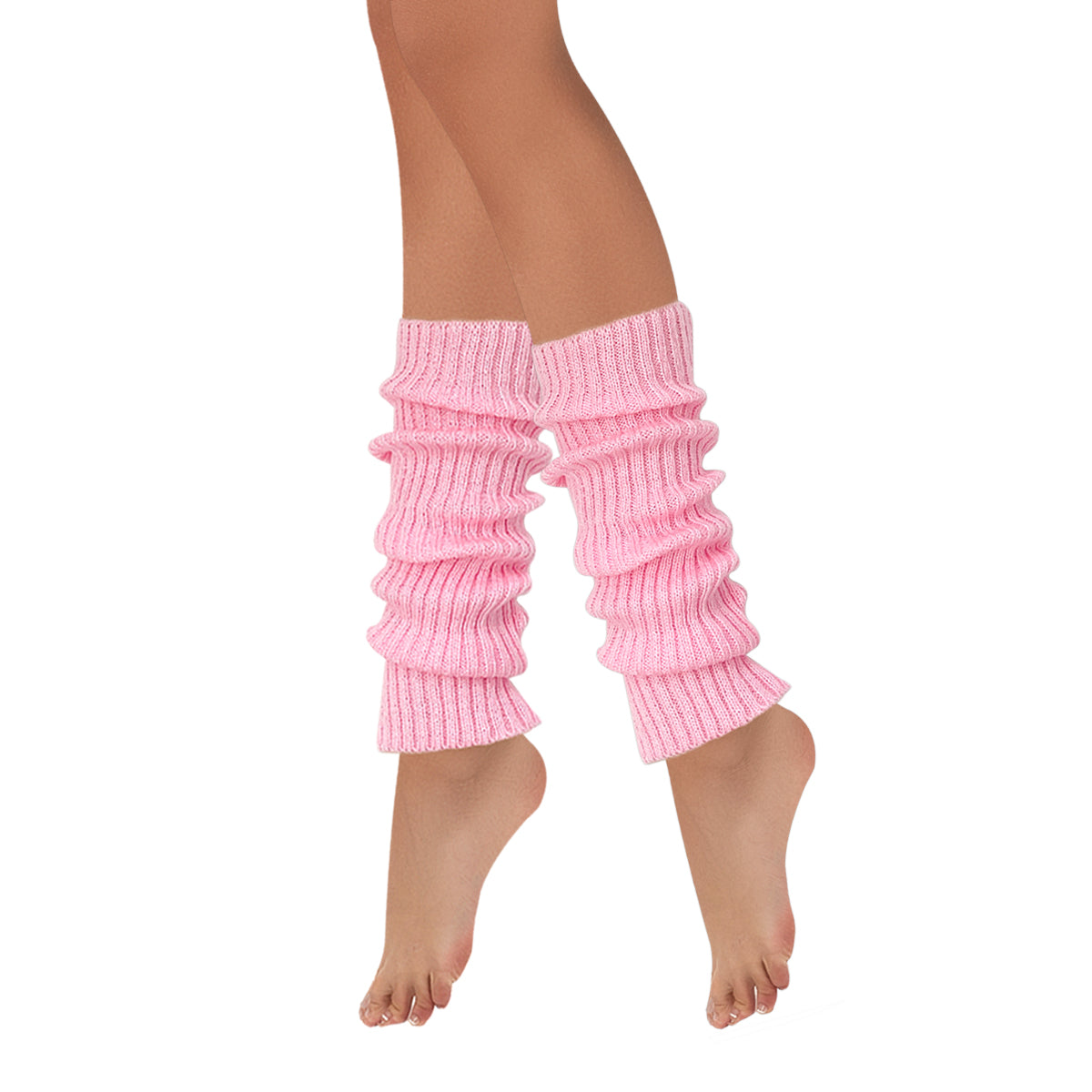 Wrapables 80's Style Neon Fluorescent Ribbed Leg Warmers