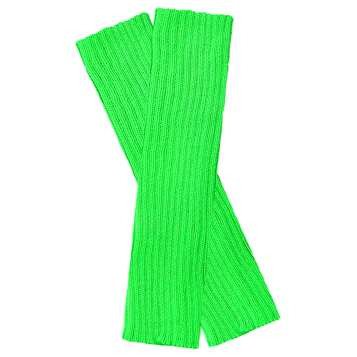 Wrapables 80's Style Neon Fluorescent Ribbed Leg Warmers