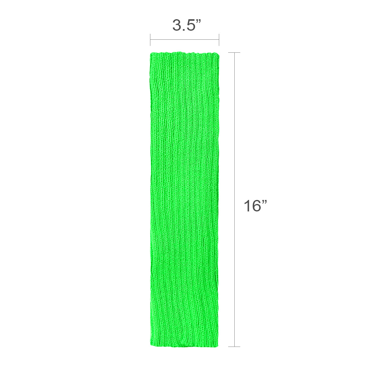 Wrapables 80's Style Neon Fluorescent Ribbed Leg Warmers