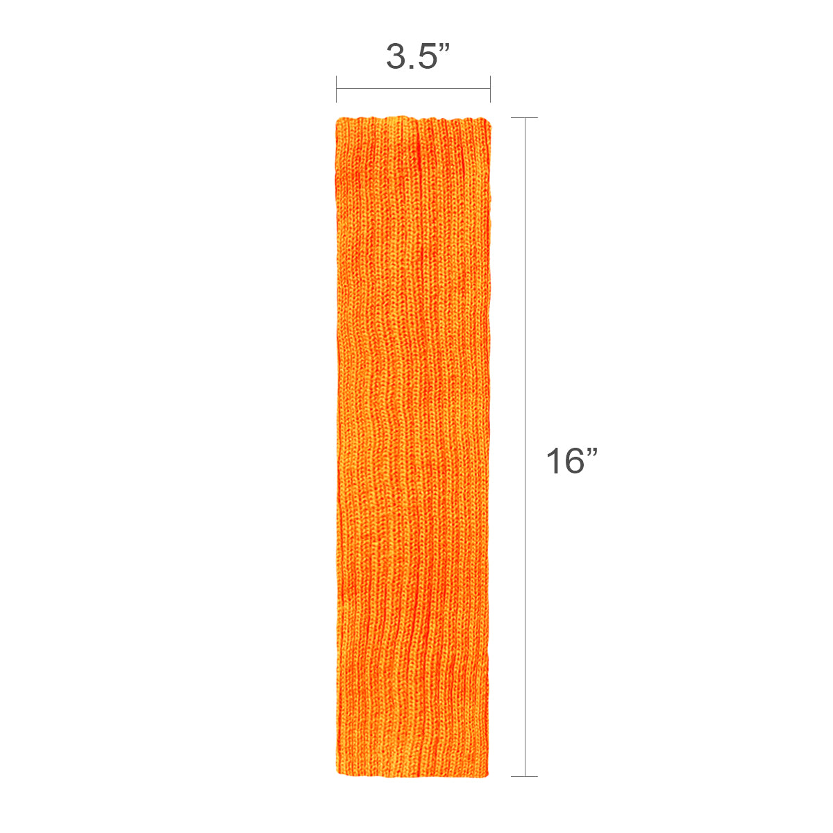 Wrapables 80's Style Neon Fluorescent Ribbed Leg Warmers