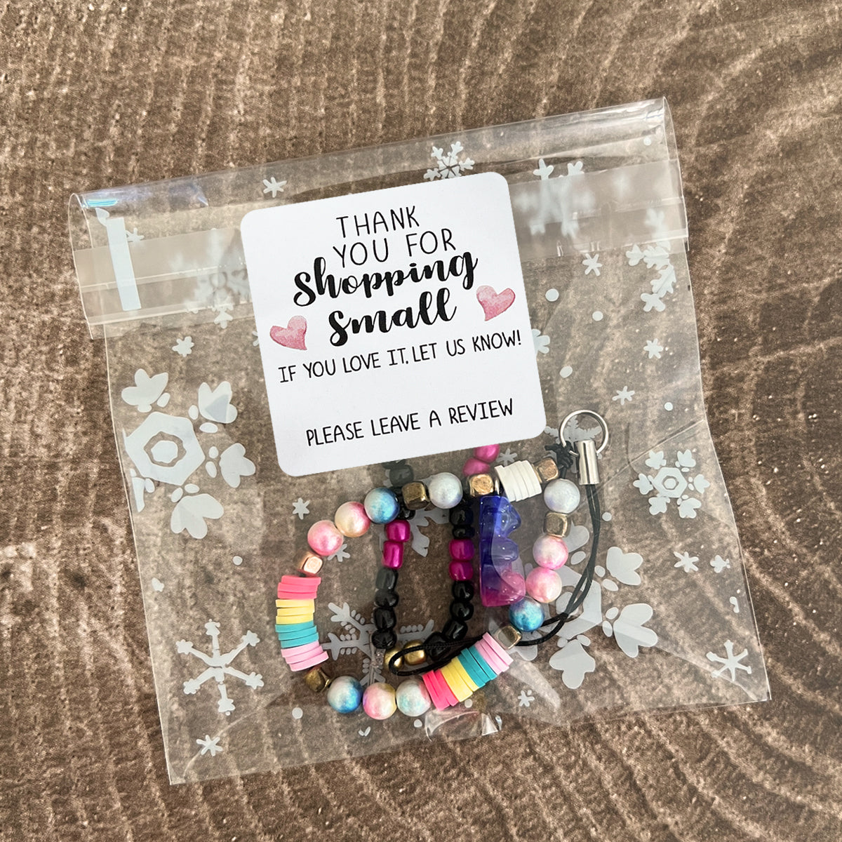 Wrapables Shopping Small Business Thank You Stickers Roll, Sealing Stickers and Labels for Boxes, Envelopes, Bags and Packages (500pcs)