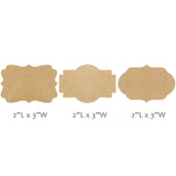 Wrapables Kraft Paper Sticker Labels for Lids, Mason Jars, Bottles, Homemade Products, Gift Wrapping, Parties