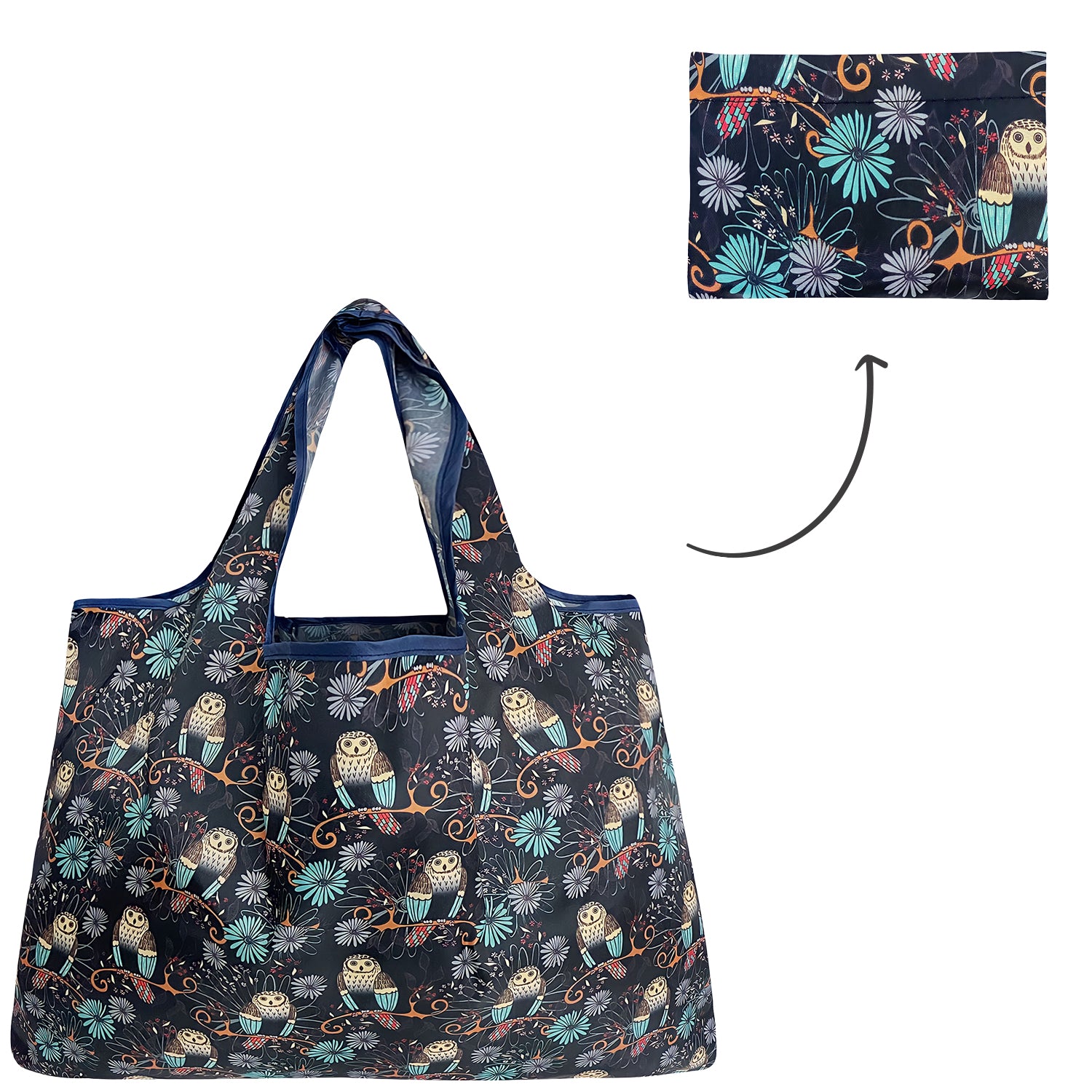 Wrapables Eco-Friendly Large Nylon Reusable Shopping Bag