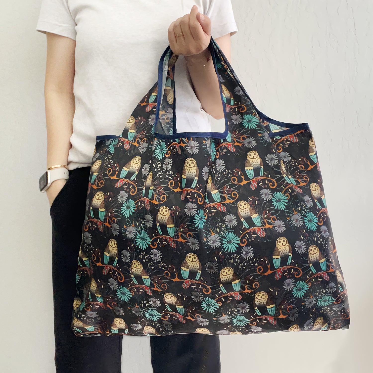 Wrapables Eco-Friendly Large Nylon Reusable Shopping Bag