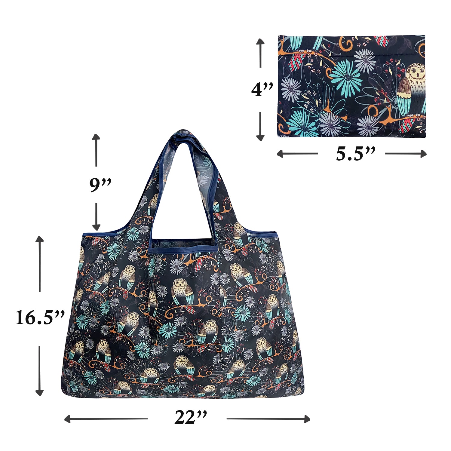 Wrapables Eco-Friendly Large Nylon Reusable Shopping Bag