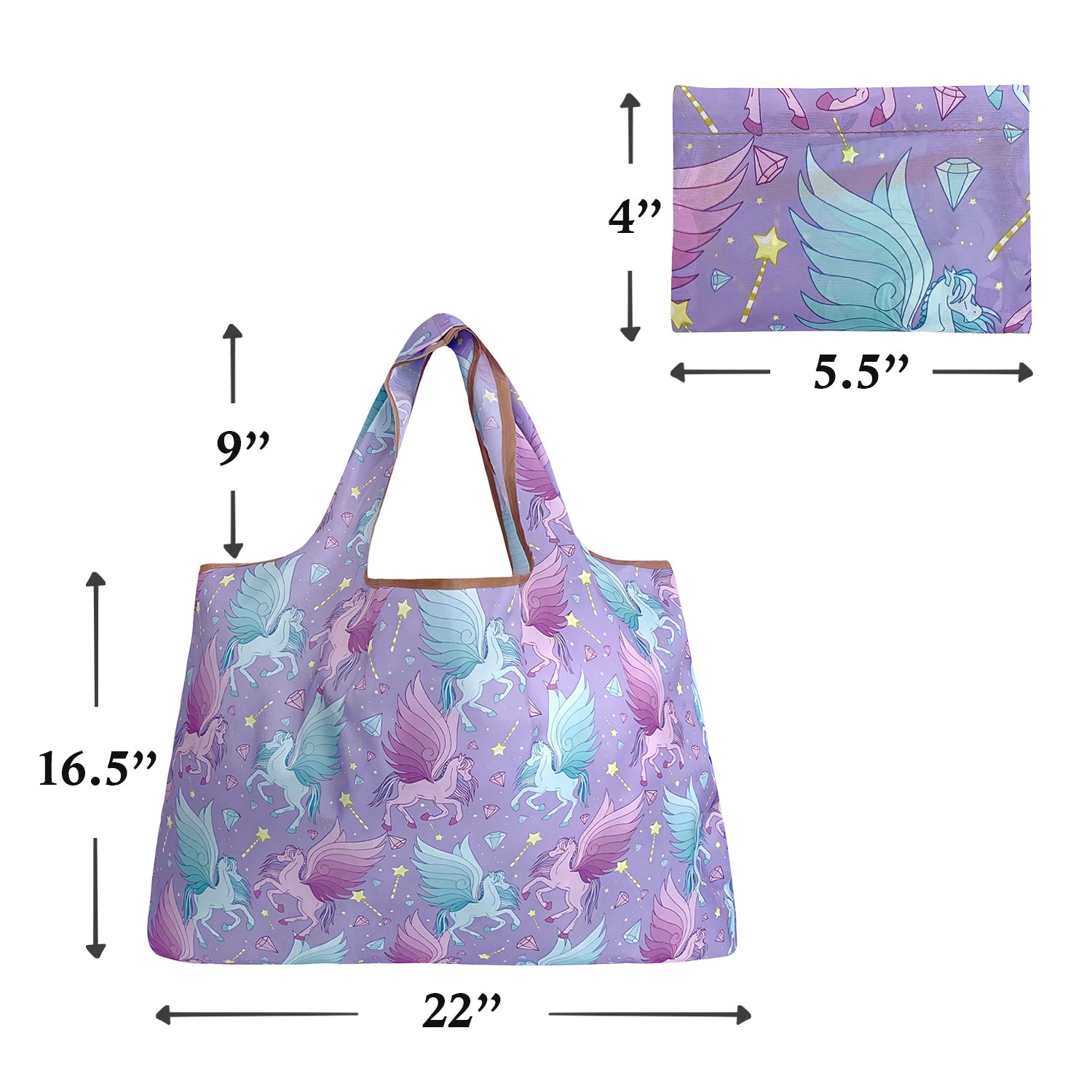 Wrapables Eco-Friendly Large Nylon Reusable Shopping Bag