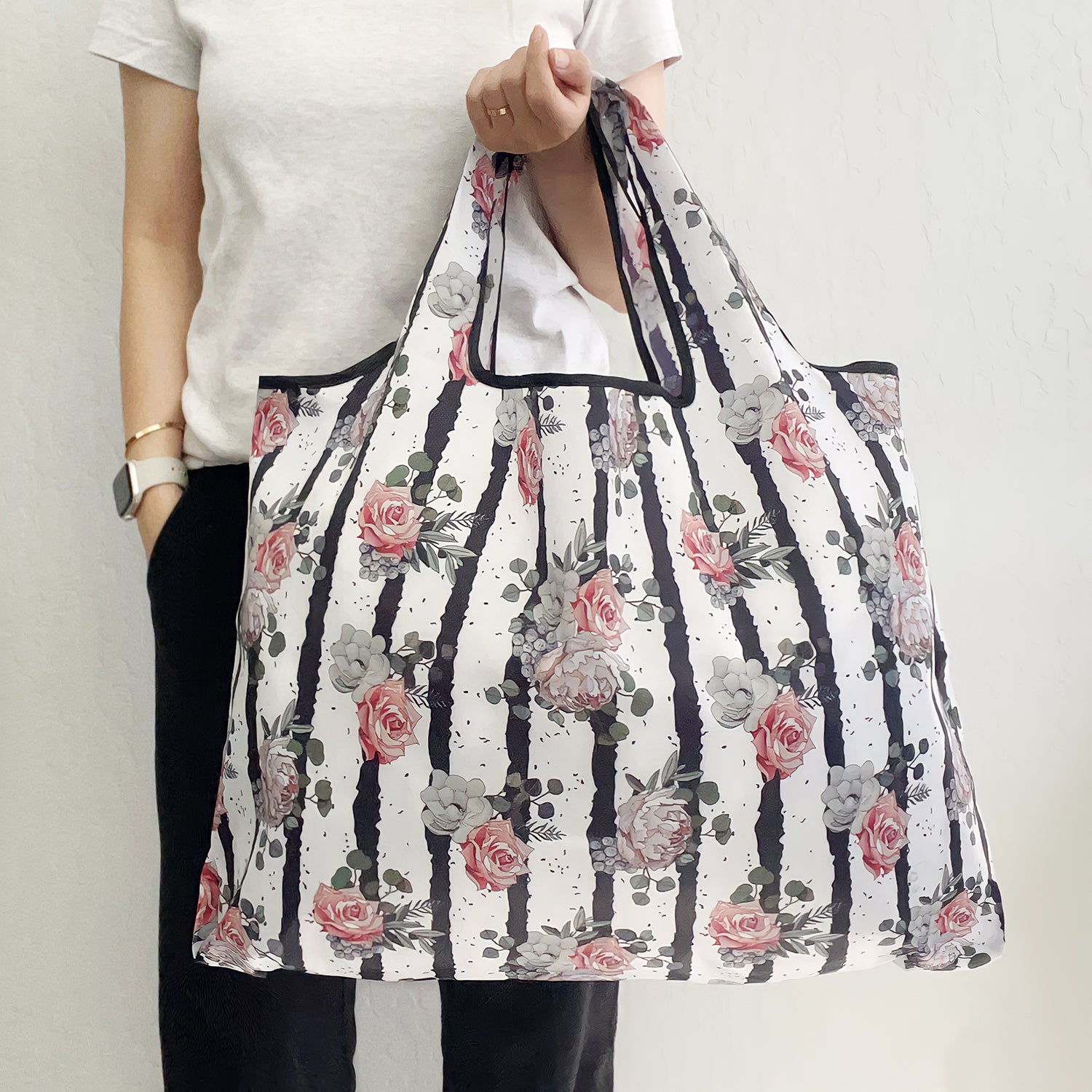 Wrapables Eco-Friendly Large Nylon Reusable Shopping Bag