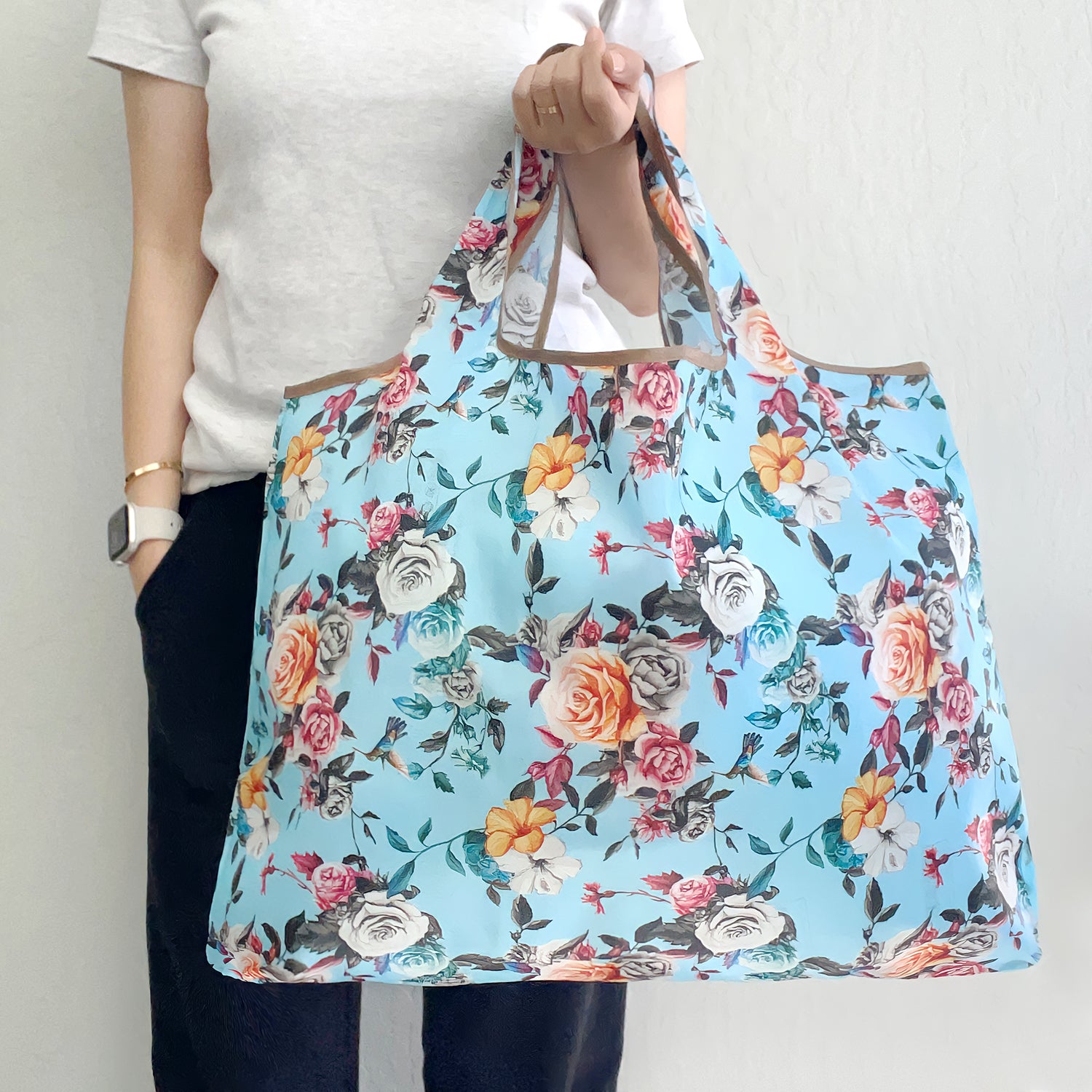 Wrapables Eco-Friendly Large Nylon Reusable Shopping Bag