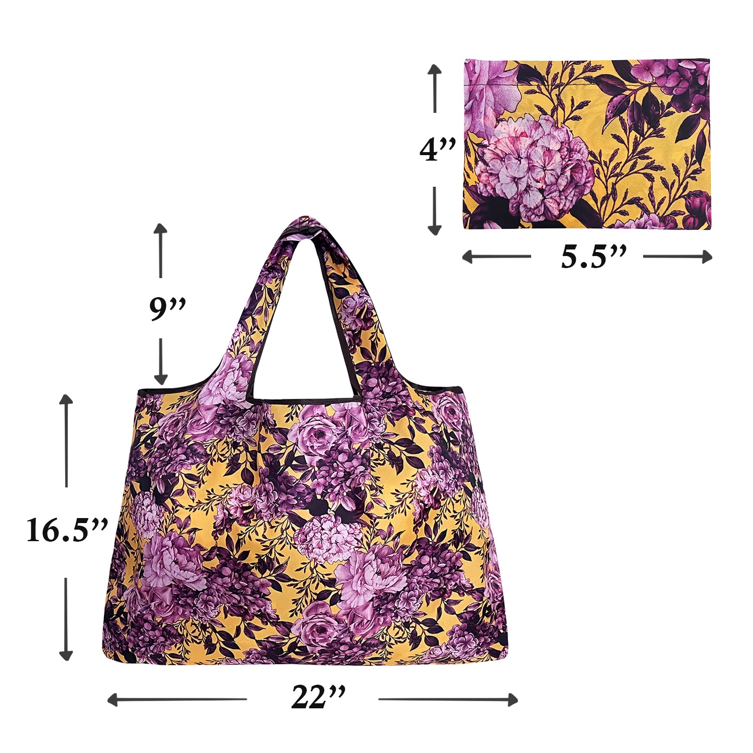 Wrapables Eco-Friendly Large Nylon Reusable Shopping Bag
