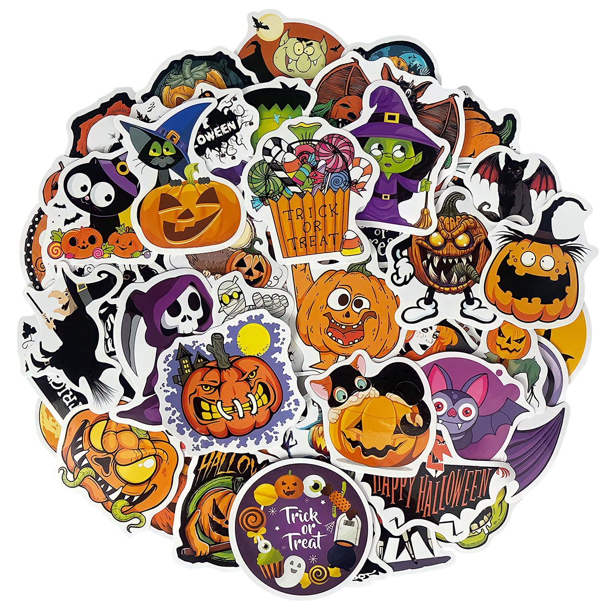 Wrapables Waterproof Vinyl Stickers for Water Bottles, Laptop, Phones, Skateboards, Decals for Teens