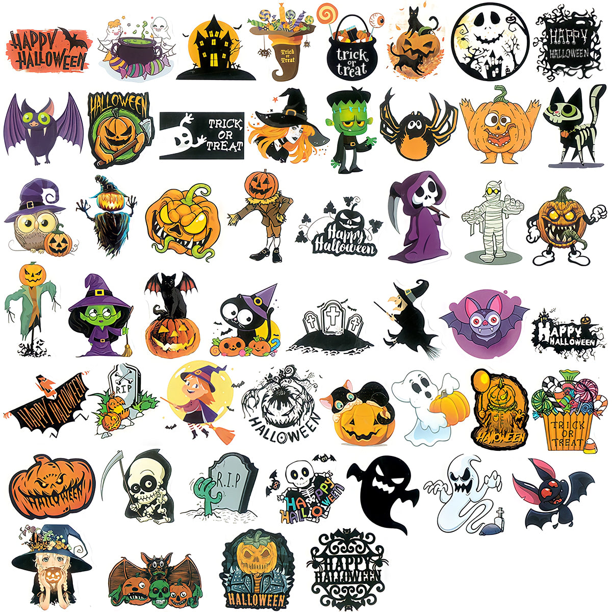 Wrapables Waterproof Vinyl Stickers for Water Bottles, Laptop, Phones, Skateboards, Decals for Teens