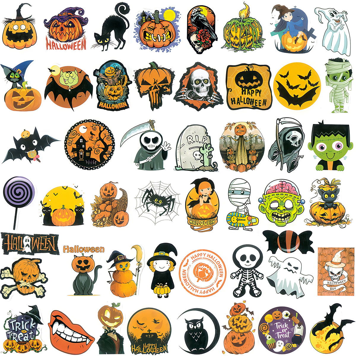 Wrapables Waterproof Vinyl Stickers for Water Bottles, Laptop, Phones, Skateboards, Decals for Teens