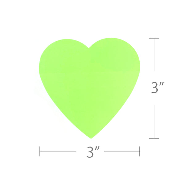 Heart Transparent Sticky Notes – Smallwoods