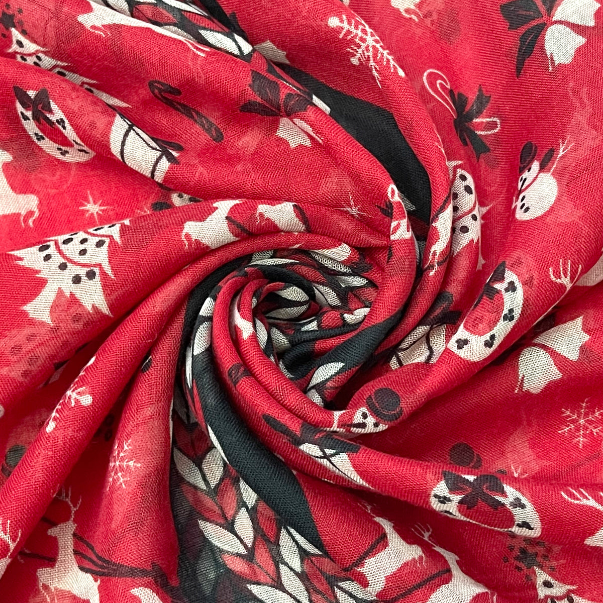 Wrapables Lightweight Winter Holiday Christmas Scarf