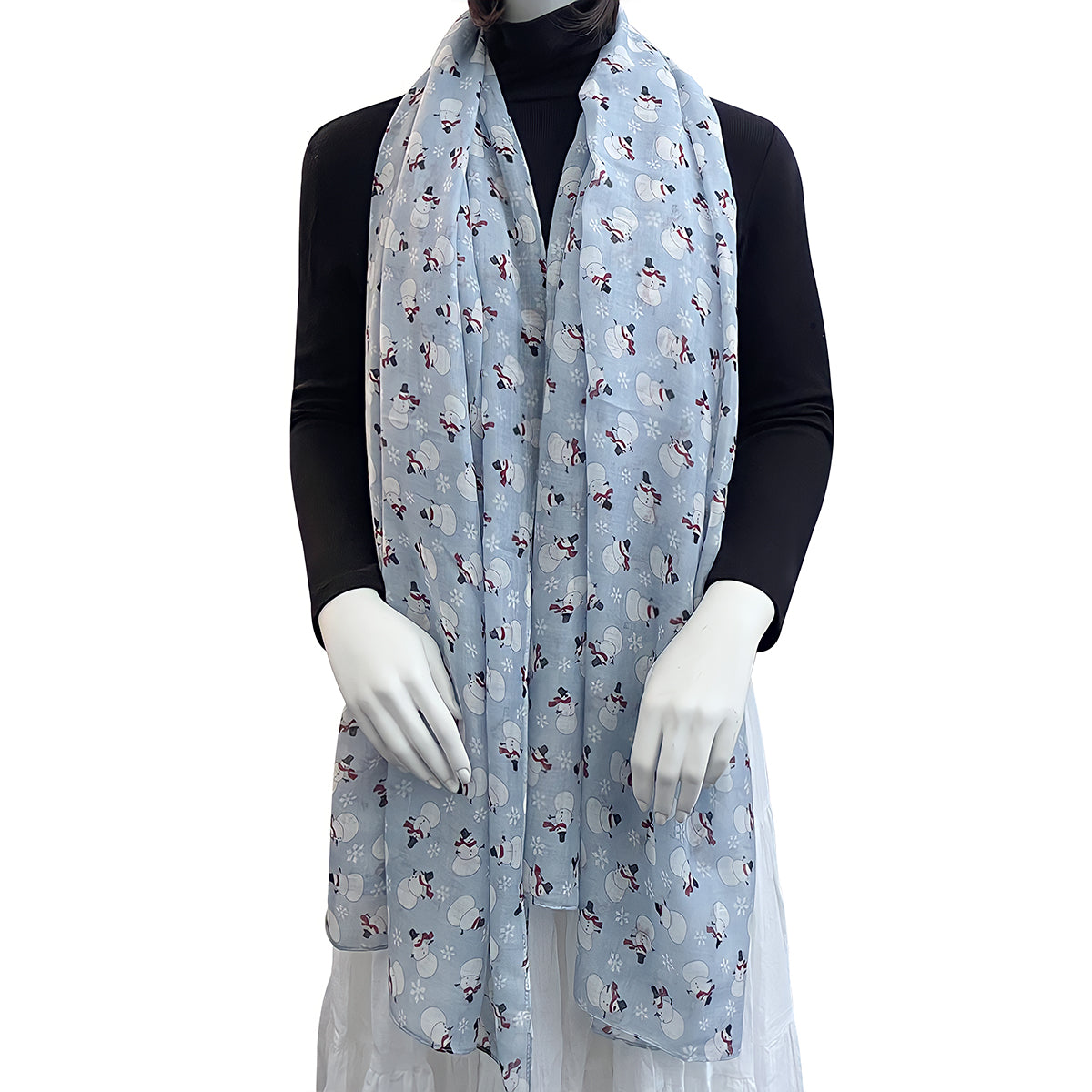 Wrapables Lightweight Winter Holiday Christmas Scarf