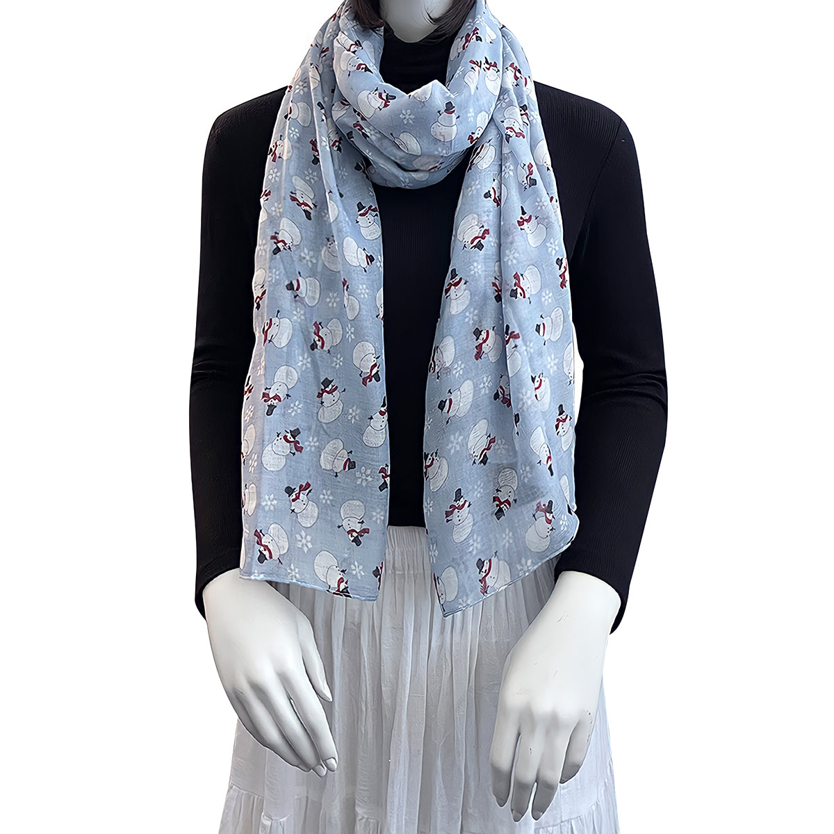 Wrapables Lightweight Winter Holiday Christmas Scarf