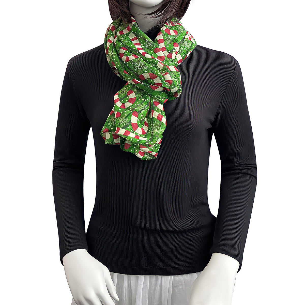 Wrapables Lightweight Winter Holiday Christmas Scarf