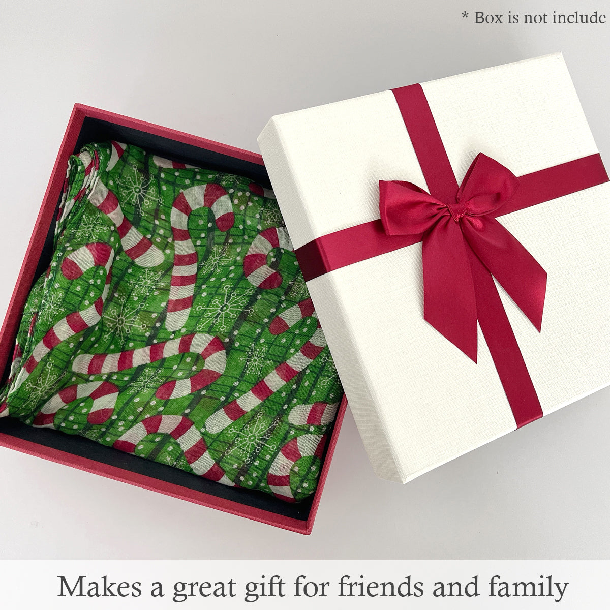 Wrapables Lightweight Winter Holiday Christmas Scarf