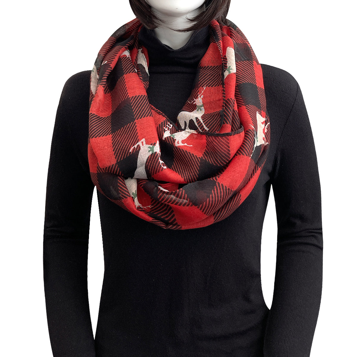 Wrapables Lightweight Winter Holiday Christmas Scarf