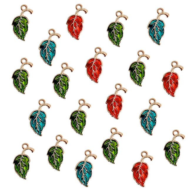 Wrapables Nature Charms for Jewelry Making Enamel Pendants