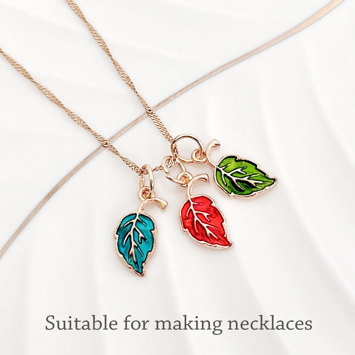 Wrapables Nature Charms for Jewelry Making Enamel Pendants