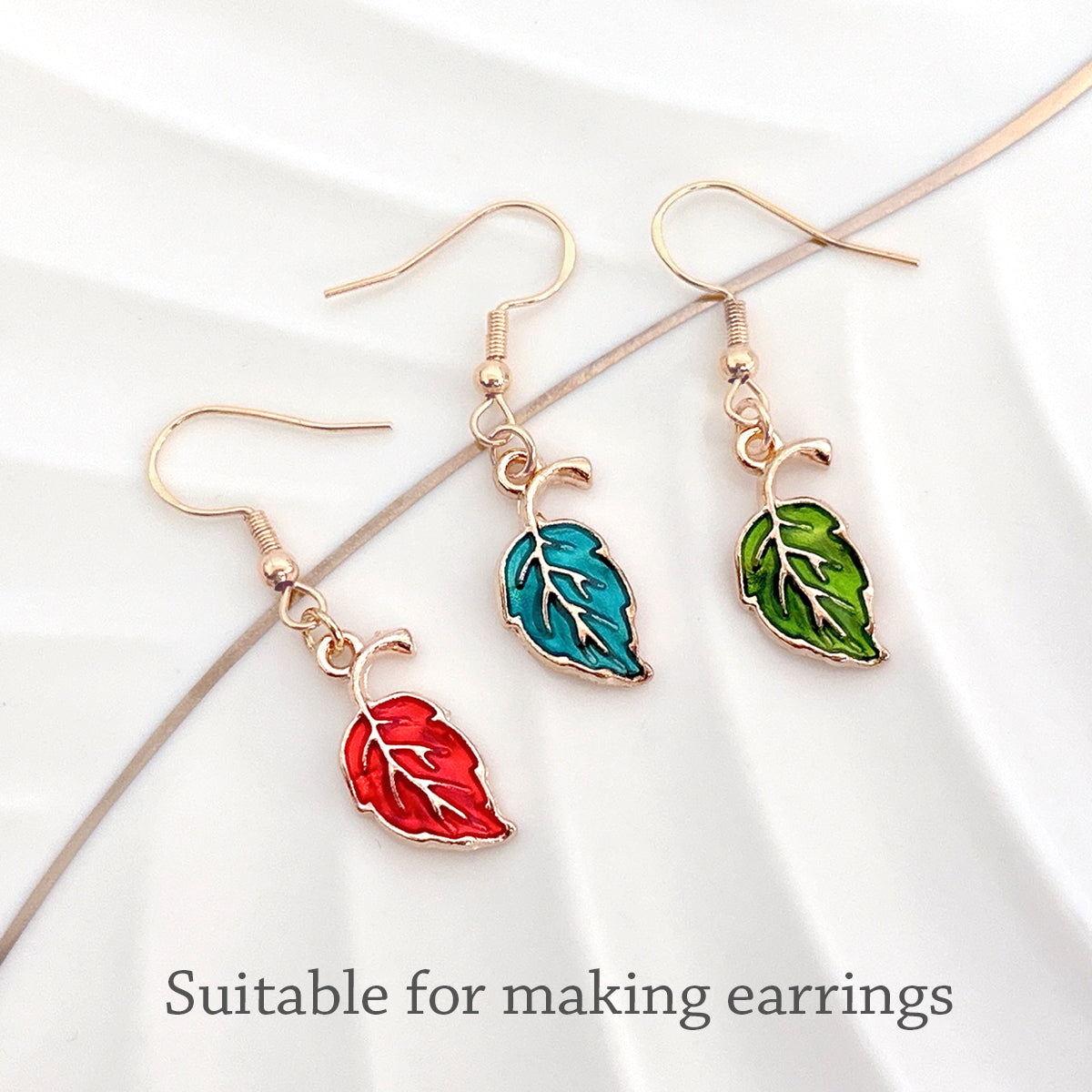 Wrapables Nature Charms for Jewelry Making Enamel Pendants