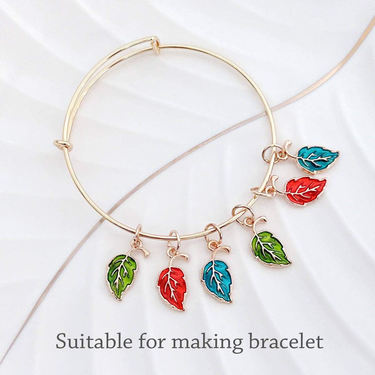 Wrapables Nature Charms for Jewelry Making Enamel Pendants