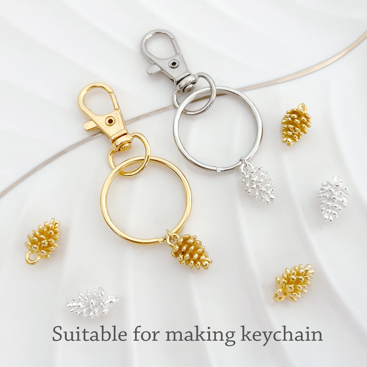 Wrapables Nature Charms for Jewelry Making Enamel Pendants