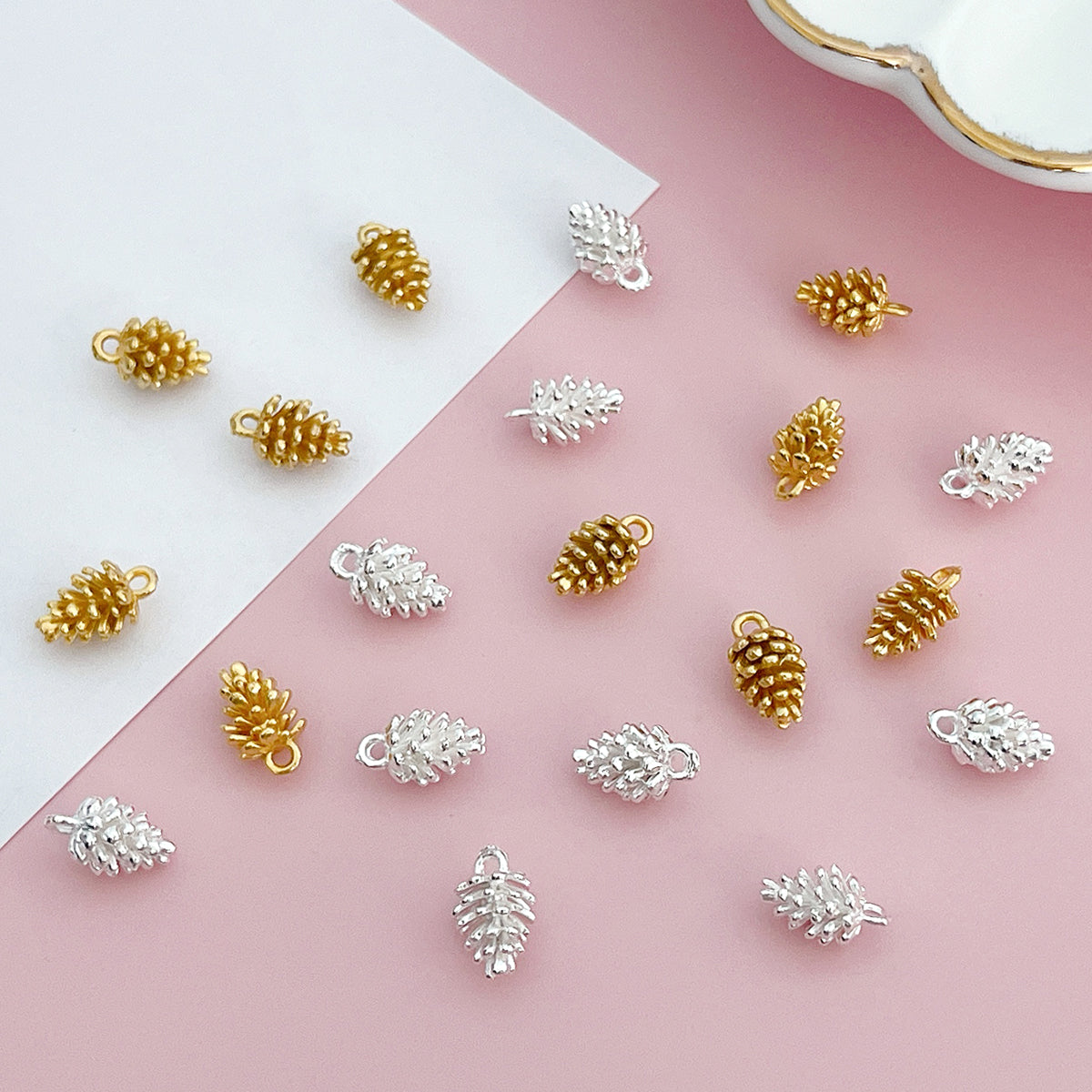 Wrapables Nature Charms for Jewelry Making Enamel Pendants