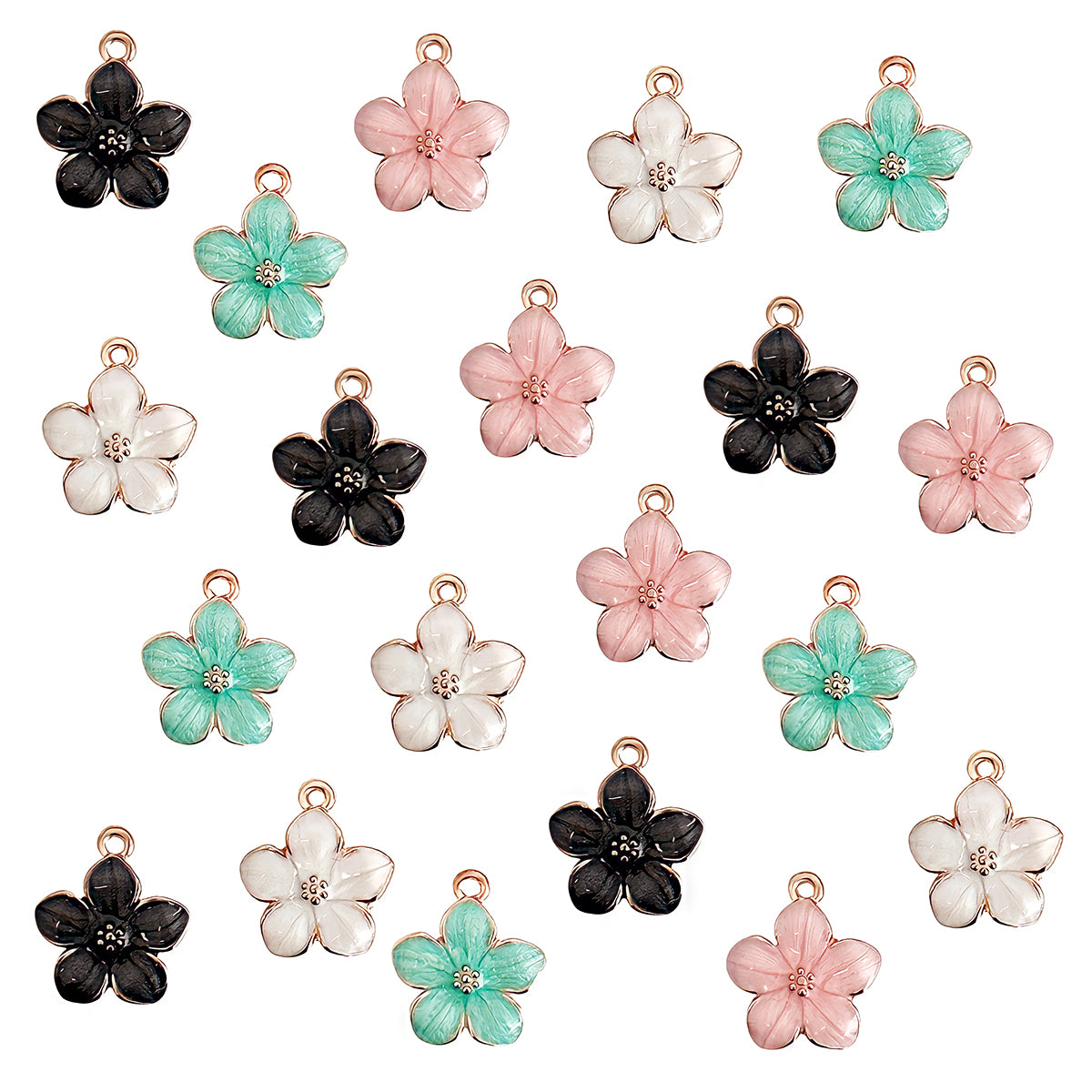 Wrapables Nature Charms for Jewelry Making Enamel Pendants