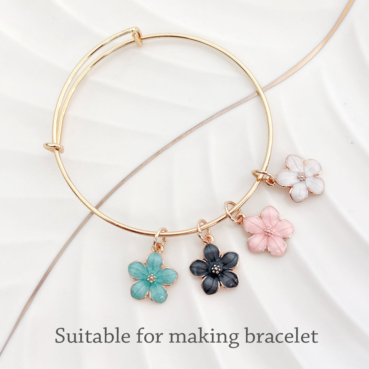Wrapables Nature Charms for Jewelry Making Enamel Pendants