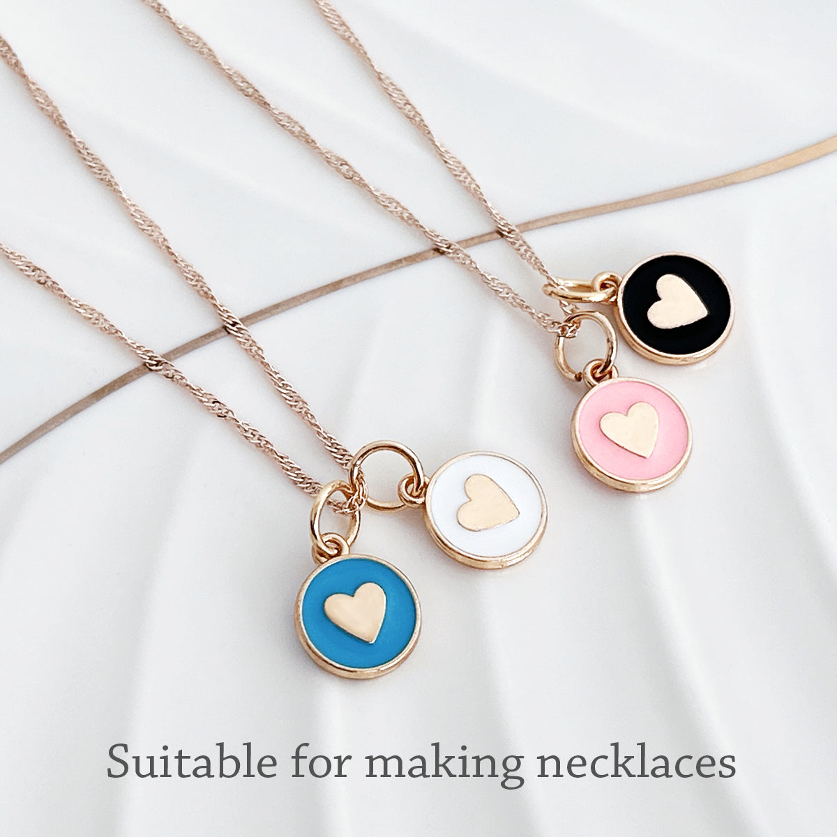 Wrapables Nature Charms for Jewelry Making Enamel Pendants